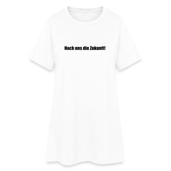Après nous, l’avenir ! - Robe T-shirt Femme - blanc - Devant