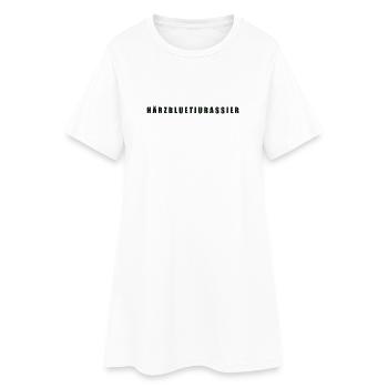Härzbluetjurassier Kanton Jura - Frauen T-Shirt-Kleid - Weiß - Vorne