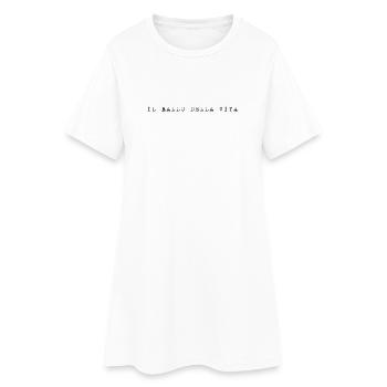Il Ballo Della Vita - Frauen T-Shirt-Kleid - Weiß - Vorne
