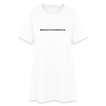 Härzbluetneuchâtel, Canton de Neuchâtel - Robe T-shirt Femme - blanc - Devant