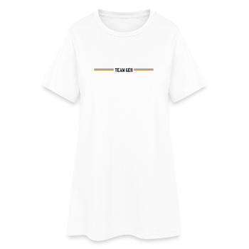 Drapeau de l’Allemagne - Robe T-shirt Femme - blanc - Devant