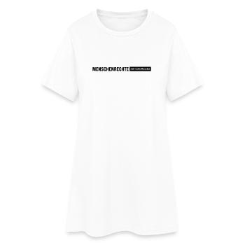 Phrase de la Déclaration des droits de l’homme - Robe T-shirt Femme - blanc - Devant