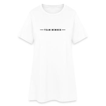 Team Member - Women’s T-Shirt Dress - white - Front