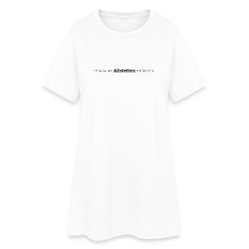 Coordonnées Altstetten Kreis 9 Zurich - Robe T-shirt Femme - blanc - Devant