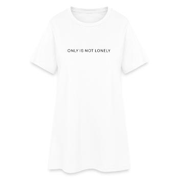 SEULEMENT CE N’EST PAS SOLITAIRE - Robe T-shirt Femme - blanc - Devant