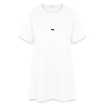 Ligne 2026 - Robe T-shirt Femme - blanc - Devant