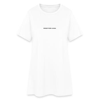 Ligne Marathon 2026 - Robe T-shirt Femme - blanc - Devant