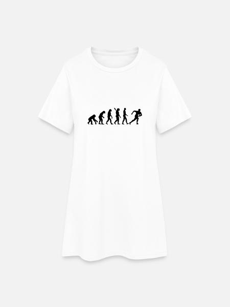 Evolution Rugby - Women’s T-Shirt Dress - white