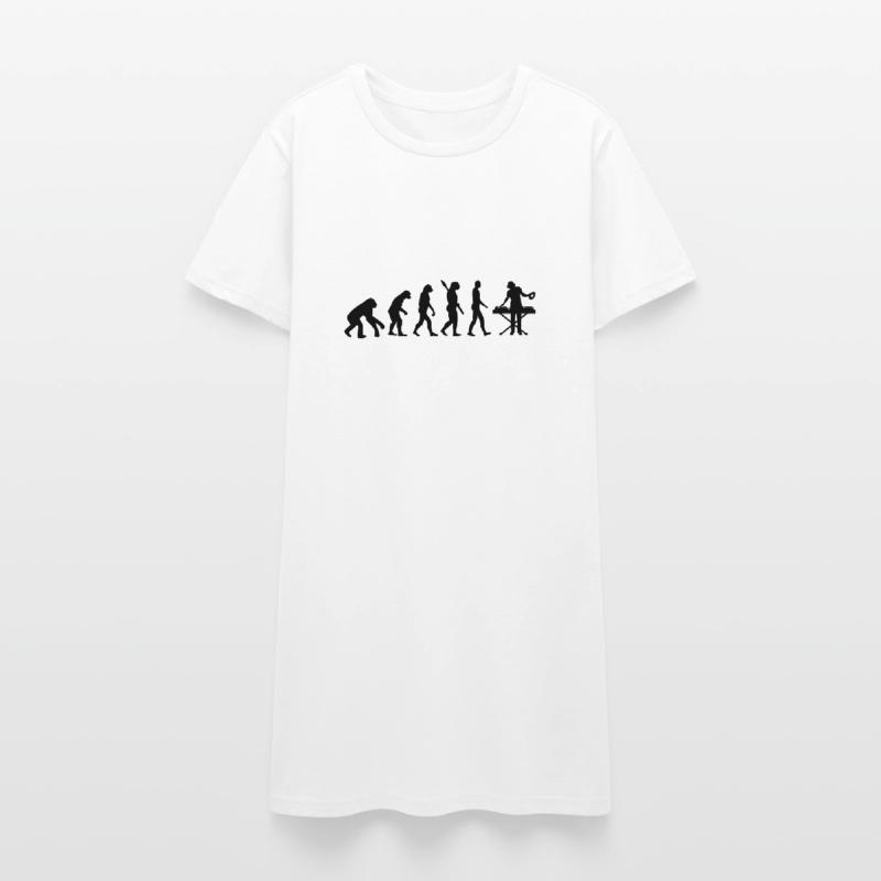 Evolution DEEJAY DJ DJING b Women’s T-Shirt Dress
