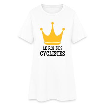 Cyclisme / Cycliste / Vélo / VTT / BMX - Robe T-shirt Femme - blanc - Devant