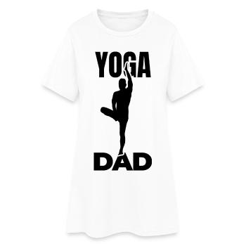 Yoga Dad - Women’s T-Shirt Dress - white - Front