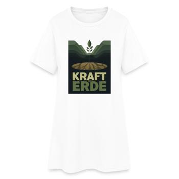 Kraft der Erde 1930s Plakat Natur Landwirtschaft - Frauen T-Shirt-Kleid - Weiß - Vorne
