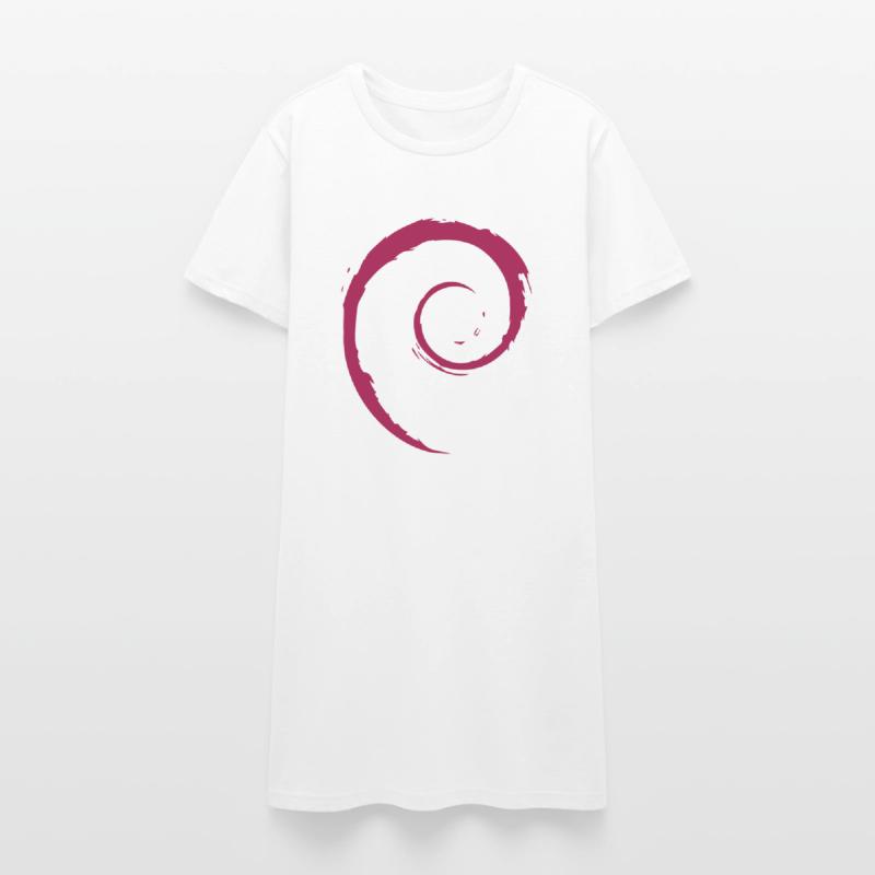Système d’exploitation Linux Spiral PC Gift IT Idea Robe T-shirt Femme