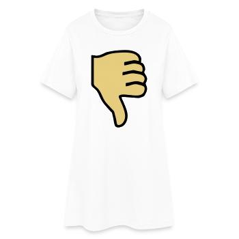 2541614 15419361 pouce - Robe T-shirt Femme - blanc - Devant