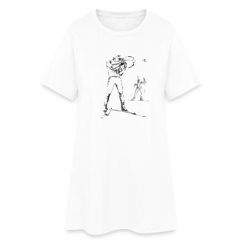 biathlon - Robe T-shirt Femme - blanc - Devant