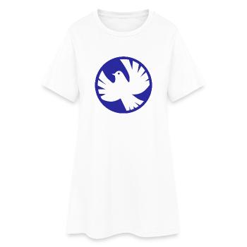 la paix mondiale sur la paix mondiale de la terre sur la terre love137 - Robe T-shirt Femme - blanc - Devant