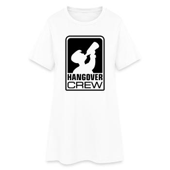 hangover crew logo - Frauen T-Shirt-Kleid - Weiß - Vorne