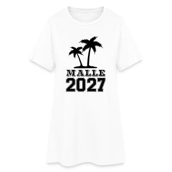 Malle 2027 - Robe T-shirt Femme - blanc - Devant