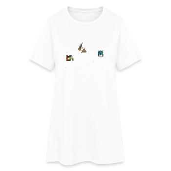 Erzieher ist ein Berufung - Frauen T-Shirt-Kleid - Weiß - Vorne