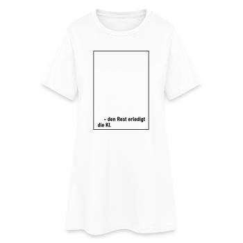 Rest AI - Robe T-shirt Femme - blanc - Devant