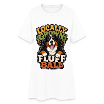 Bernese Mountain Dog - Women’s T-Shirt Dress - white - Front