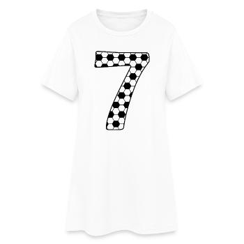 7 - Robe T-shirt Femme - blanc - Devant
