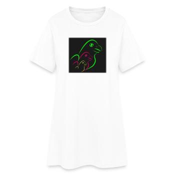anniversaire. anniversaire décennie. humour. drôle - Robe T-shirt Femme - blanc - Devant
