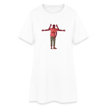 Swagboy mit tattoos und maske - Frauen T-Shirt-Kleid - Weiß - Vorne