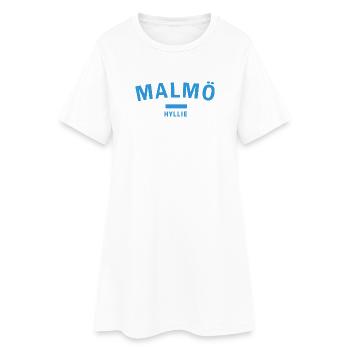 Horizon coloré de la ville de Malmö Hyllie - Robe T-shirt Femme - blanc - Devant