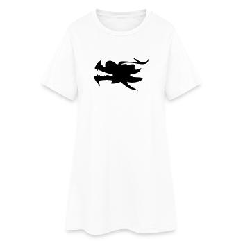 Drachenboot Drachenkopf Kanu 1c - Frauen T-Shirt-Kleid - Weiß - Vorne
