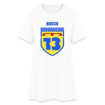 Blason 13 Bucco Rhodanienne - Robe T-shirt Femme - blanc - Devant