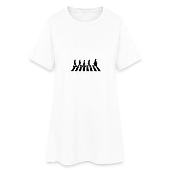 Doctor Who Straße Crossing Detail - Frauen T-Shirt-Kleid - Weiß - Vorne