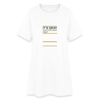 Rien à comprendre est OK Hegel cadeau - Robe T-shirt Femme - blanc - Devant