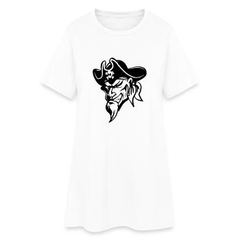Pirate mal - Robe T-shirt Femme - blanc - Devant