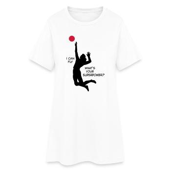 6061912 126238460 Volleyball - Women’s T-Shirt Dress - white - Front