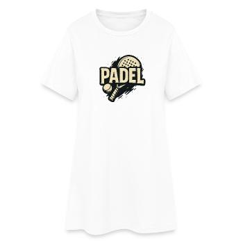 Padel Kraft Logo - Robe T-shirt Femme - blanc - Devant