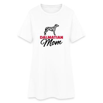 Dalmatian Mom - Robe T-shirt Femme - blanc - Devant