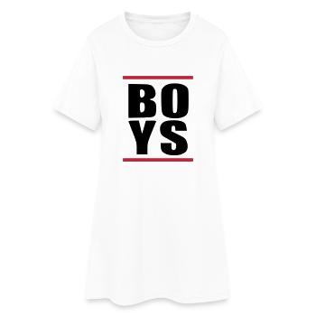 BOYS Party Guys Déclaration Gay Homo Gay Celebration - Robe T-shirt Femme - blanc - Devant