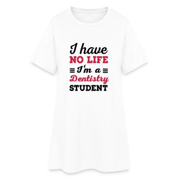 Dentiste - Robe T-shirt Femme - blanc - Devant
