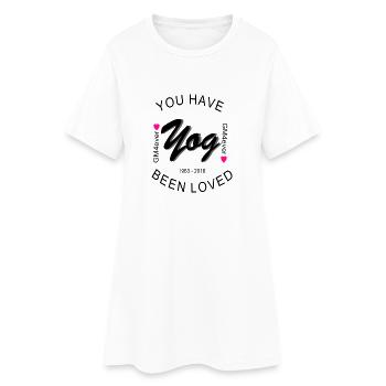 Vous avez été aimé Affiche - Robe T-shirt Femme - blanc - Devant