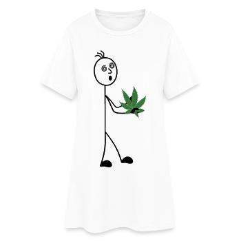 Hobby Gardener Figurine Stick - Robe T-shirt Femme - blanc - Devant