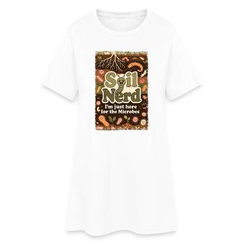 Bio Bärtner Agriculteur écologique autosuffisant Gar - Robe T-shirt Femme - blanc - Devant