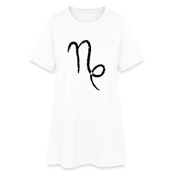 Capricorne du zodiaque - Capricorne - Robe T-shirt Femme - blanc - Devant