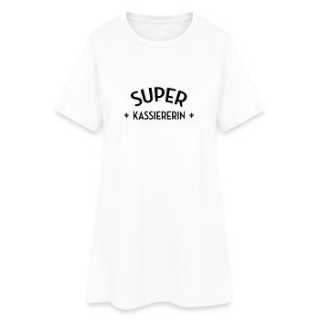 Kassierer Kassiererin Handel Verkäufer Kasse - Frauen T-Shirt-Kleid - Weiß - Vorne