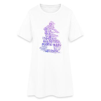 Illustration du motocross pour le motocross - Robe T-shirt Femme - blanc - Devant