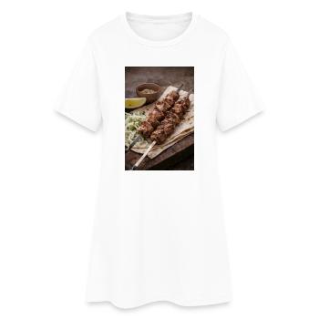 Chachlik - Robe T-shirt Femme - blanc - Devant