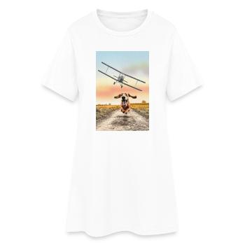 North by Northwest - Édition pour chiens - Robe T-shirt Femme - blanc - Devant