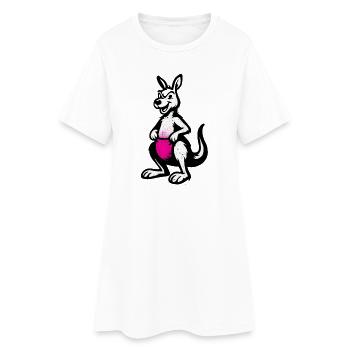 Sport du Kangourou - Robe T-shirt Femme - blanc - Devant