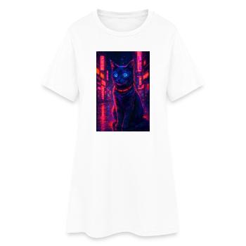 RockyZoo26 - Women’s T-Shirt Dress - white - Front