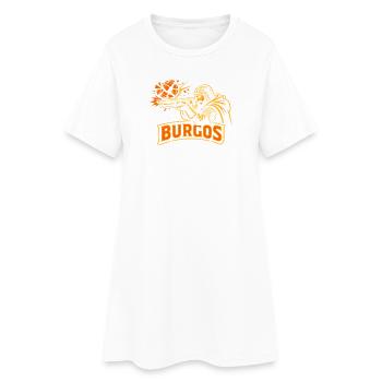 TIR AU PIGEON À ARGILE DE BURGOS - Robe T-shirt Femme - blanc - Devant